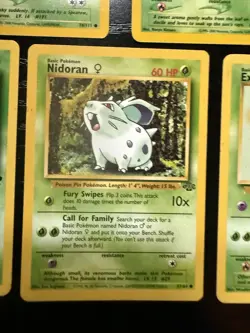 Vintage Pokemon Grass Lot WOTC Base Jungle Neo Team Rocket 7 Cards - Image 4