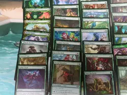 60+ green magic the gathering cards nm common and uncommon card lot commander - Image 4
