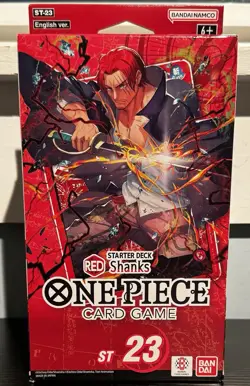 Bandai Namco One Piece Card Game Red Shanks Starter Deck ST-23 English 50 - Image 1