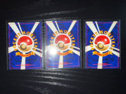 Japanese Pokemon Grass Poison Card Lot Vintage Old Back Zubat Koffing Weedle - Image 5