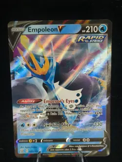 Pokemon TCG Card Empoleon V 040/163 - Holo Rare - Battle Styles - Image 1