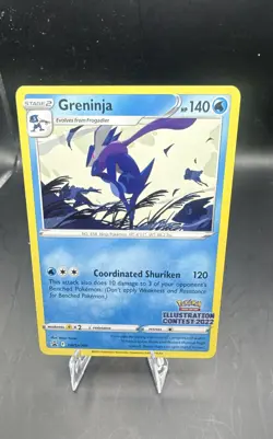 Greninja (Illustration Contest 2022) SWSH305 SWSH: Sword & Shield Promo Cards... - Image 1