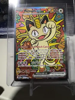 Meowth ex 121/088 SIR ME03: Perfect Order Pokemon Special Illustration Rare Card - Image 1