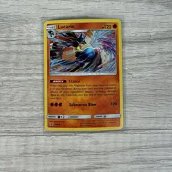 Lucario SM54 - SM Black Star - Promo Holo Pokemon Card - Image 1