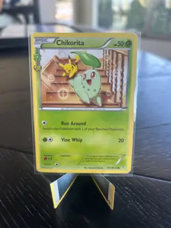 Chikorita RC1/RC32 Radiant Collection Holo Generations Vintage Pokemon Card MP - Image 1