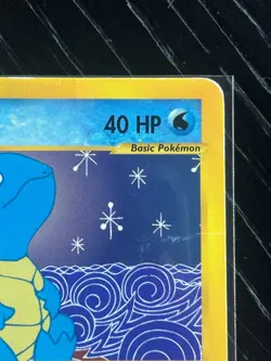 Squirtle 132/165 Common Vintage e-Reader Expedition Base Set Pokemon Card HP - Image 4
