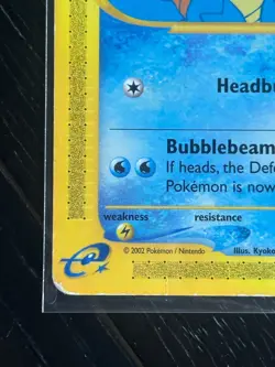 Squirtle 132/165 Common Vintage e-Reader Expedition Base Set Pokemon Card HP - Image 5