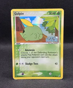 Gulpin 33/100 Reverse Holo Pokemon Card 2006 EX Crystal Guardians - Image 1