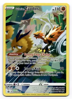 Galarian Zapdos SWSH: Sword & Shield Promo Cards - Pokemon NM SWSH283 - Image 1