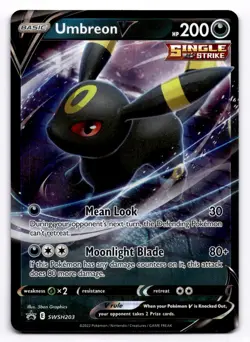 Umbreon V SWSH: Sword & Shield Promo Cards - Pokemon NM SWSH203 - Image 1