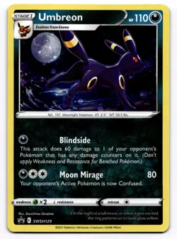 Umbreon - SWSH: Sword & Shield Promo Cards - Pokemon NM SWSH129 - Image 1