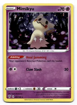 Mimikyu - (Cosmos Holo) Miscellaneous Cards & Products - Pokemon NM 081/189 - Image 1