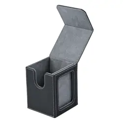 Card Deck Box with Display Window, Hold 120 + Single Sleeved Cards,Magnetic Clos - Image 1