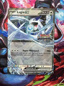 JUMBO Lugia ex (Prismatic Evolutions Stamped) 082/131 Pokemon Cards Holo - Image 1