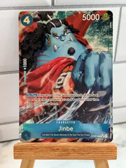 ALT ART Jinbe OP07-045 Super Rare Alt Art NM English ONE PIECE TCG - Image 1