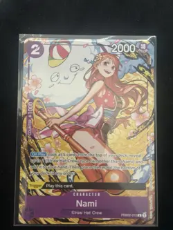 Nami PRB02-012 - 2026 Welcome Pack Vol 1 Promo One Piece Pirate Party NM - Image 1