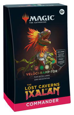 MTG: The Lost Caverns of Ixalan - Veloci-ramp-tor Factory Sealed Commander Deck - Image 1