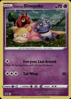 Galarian Slowpoke - Holo Promo SWSH: Sword & Shield Promo Cards SWSH126 NM - Image 1