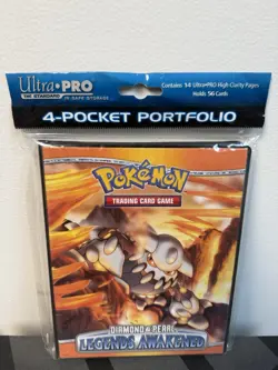 Pokemon Trading Card Game Ultra Pro 2008 4-Pocket Portfolio Holds 56 Cards - Image 2