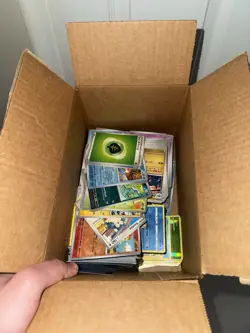 Pokemon Lot with Tim Can. Random Pokemon Cards over 100 - Image 1