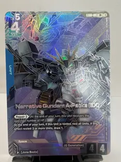 Narrative Gundam A-Packs EX R+ EB01-003 Eternal Nexus Gundam Card Game - Image 1
