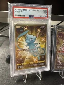 Mew Pokemon Collection- Lot Of 7 Cards- NM- PSA9- Celeb/Championship & Metal Mew - Image 2