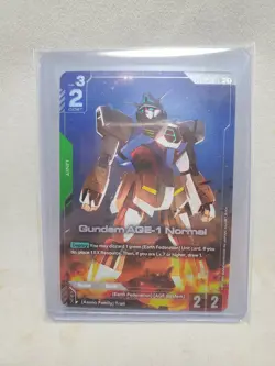 Gundam AGE-1 Normal Alternate Art Foil - GD02-021 - LR+NM - Gundam TCG Card Game - Image 1