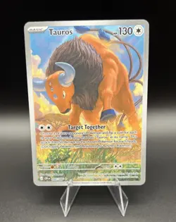 Pokemon TCG Tauros 096/086 Chaos Rising IR Ilustration Rare Card - NM - Image 1