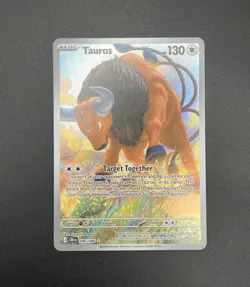 Pokemon TCG Tauros 096/086 Chaos Rising IR Ilustration Rare Card - NM - Image 3