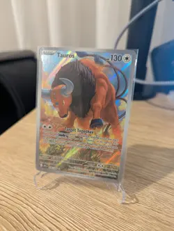 Tauros 096/086 - Illustration Rare - ME04: Chaos Rising - Pokemon TCG - DAMAGED - Image 1