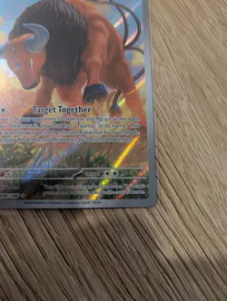 Tauros 096/086 - Illustration Rare - ME04: Chaos Rising - Pokemon TCG - DAMAGED - Image 3