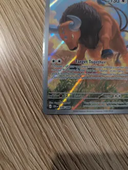 Tauros 096/086 - Illustration Rare - ME04: Chaos Rising - Pokemon TCG - DAMAGED - Image 4
