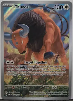 Pokemon TCG Tauros 096/086 ME04: Chaos Rising Holo - Image 1