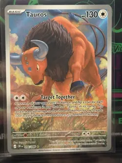 Nintendo Pokemon TCG Tauros 096/086 Chaos Rising Holo Rare ENG 130 HP - Image 1