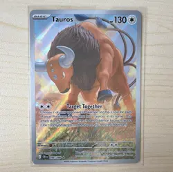Tauros 096/086 Chaos rising Rare Holo 130 HP Pokemon TCG English 2026 - Image 1