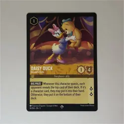 Disney Lorcana TCG Daisy Duck - Donald's Date 16/204 Amber - Super Rare Non-Foil - Image 1