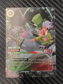 Disney Lorcana TCG: Mad Hatter - Unruly Eccentric Enchanted 213/204 EN 7 - Image 1