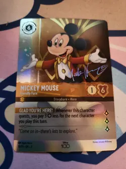Mickey Mouse - Friendly Face Alternate Art 18 Disney100 Promos Lorcana - Image 1