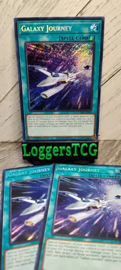 Yu-Gi-Oh! Galaxy Journey x3 / BLMM EN040 1st Edition NM - Image 1
