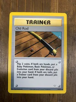 Old Rod Trainer Neo Revelations 64/64 Pokemon Card - Check Pics - Image 1