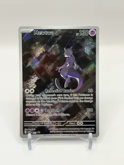 Mewtwo SVP 052 Black Star Promo Pokemon Card Scarlet & Violet 151 Near Mint - Image 1