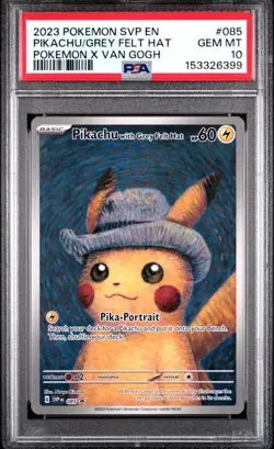 Pikachu with Grey Felt Hat 085 | Promo Card | PSA 10 | Pokemon TCG - Image 1
