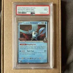 Rocket's Articuno 051/182 PSA 9 Stamped Best Buy Exclusive DR Pokemon Card - Image 1