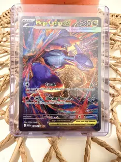 Pokemon TCG Mega Latias EX Full Art Mega Evolution Card 181/132 Sir - Image 1