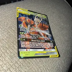 Pokemon TCG Pheromosa & Buzzwole GX Card 1/214 Unbroken Bonds Secret Rare - Image 2
