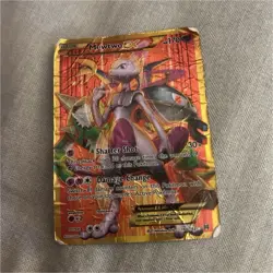 Pokemon Mewtwo EX 164/162 Breakthrough Secret Rare Full Art Holo TCG Card - Image 1