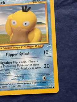 Pokemon TCG Psyduck Neo Destiny Card 79/105 - Image 4