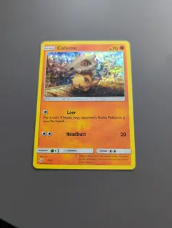 McDonald's 2018 Pokemon TCG Cubone Promo Rare Holo Card 7/12 - Image 1