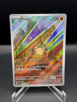 Klawf 217/198 Illustration Rare Scarlet & Violet Base Pokemon Card NM - Image 1