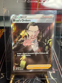 Boss’s Orders Giovanni Full Art 189/192 Rebel Clash Pokemon TCG CLEAN CARD NM - Image 1